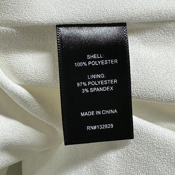 NBD Dress Womens Small Ivory Lexi Midi Sleeveless Plunge V-Neck Sexy Party Club - Picture 8 of 9